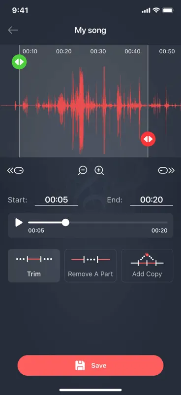 Mp3 Cutter - M4a, Music Cutter screenshot 2 of 10