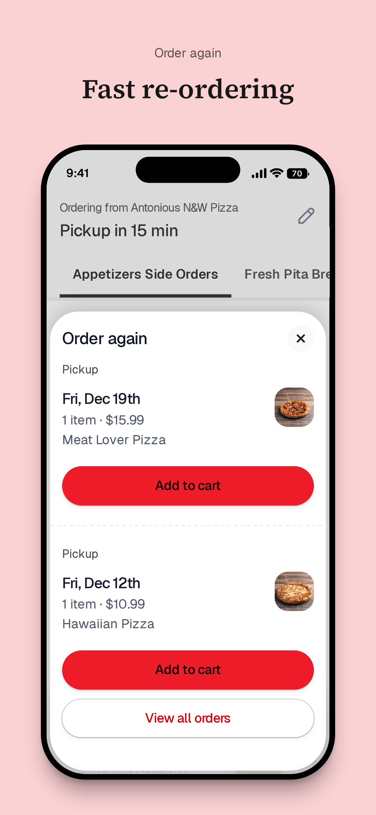 Antonious N&W Pizza screenshot 4