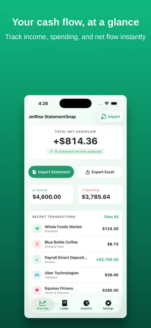 JetRise StatementSnap screenshot 2