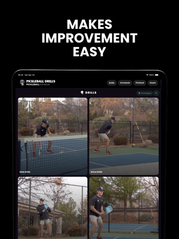 Pickleball Drills iPad screenshot