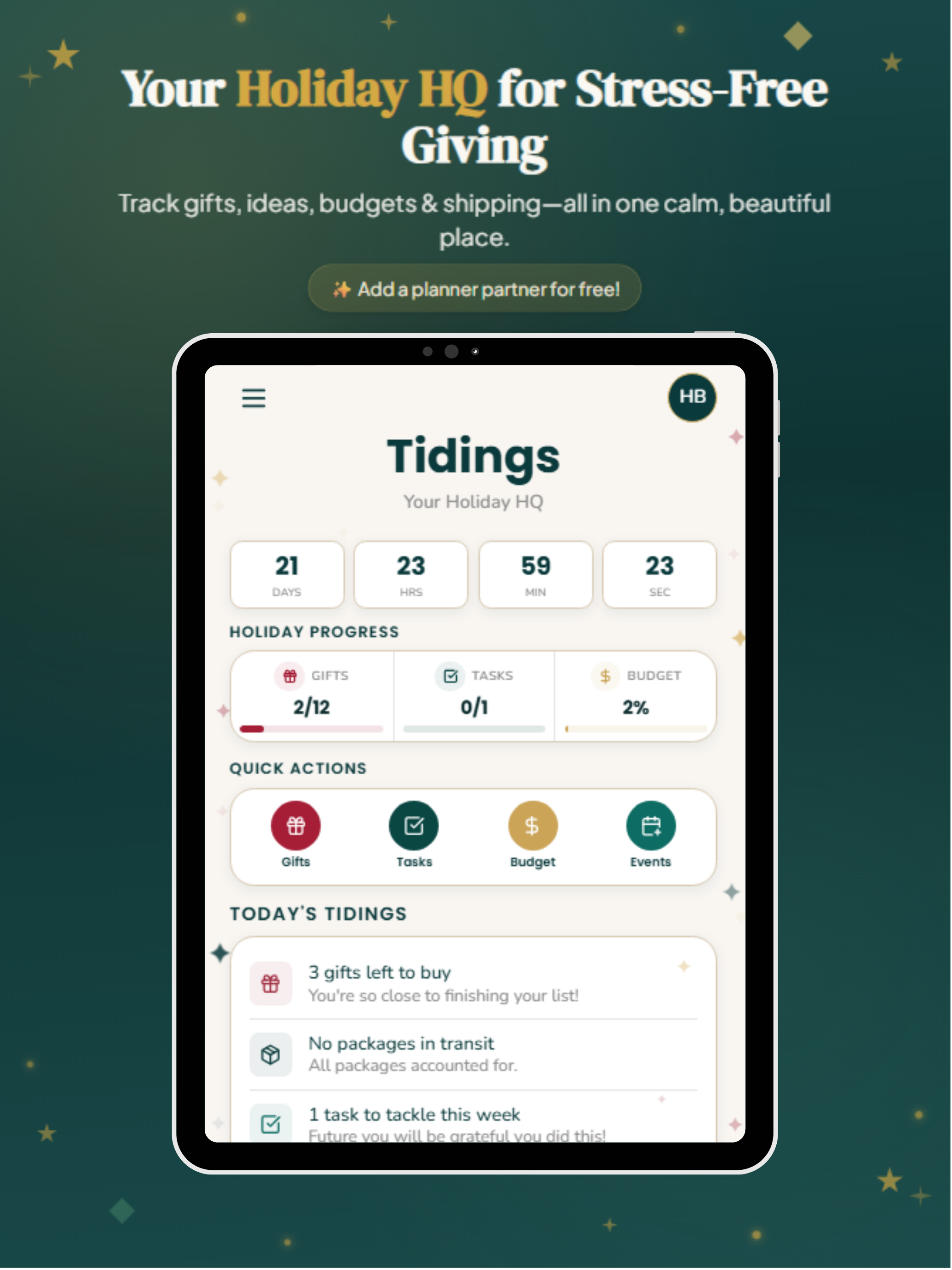 Tidings: Holiday Planner screenshot 7