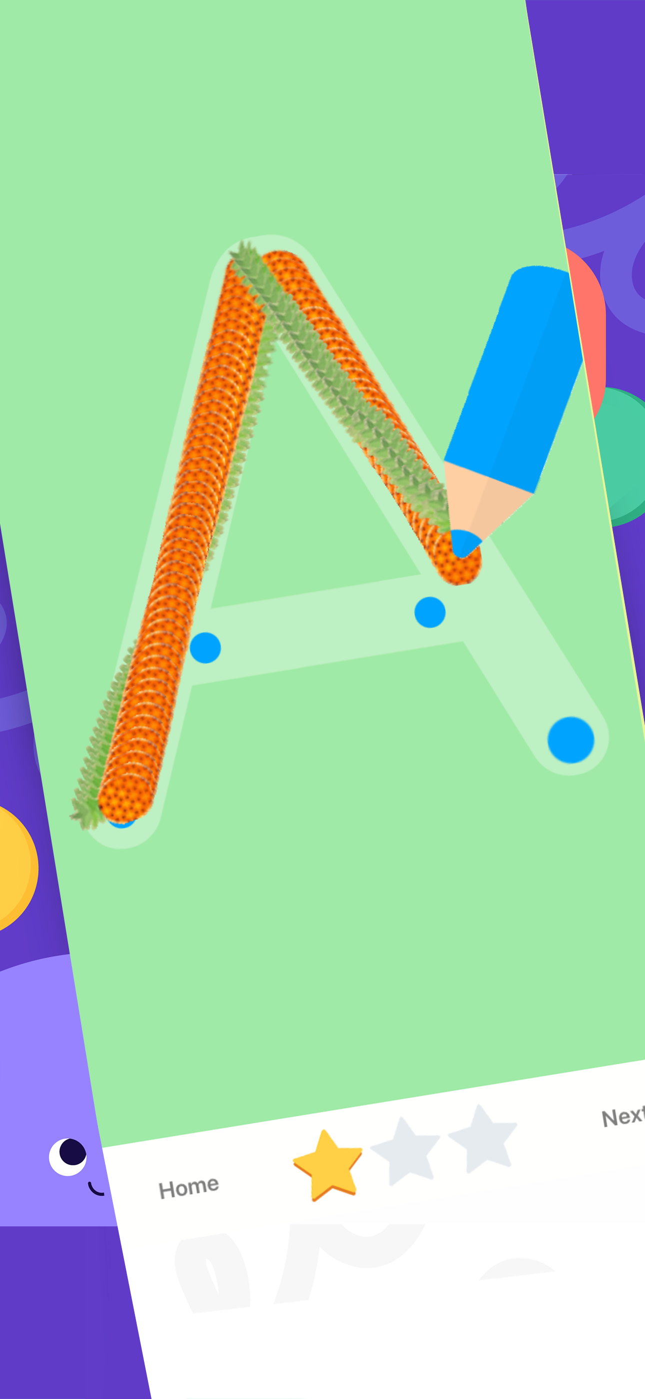 Write Letters : Tracing ABC