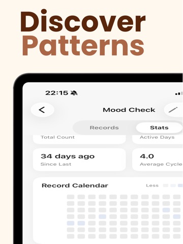 LifeTracker - Know your life iPad screenshot