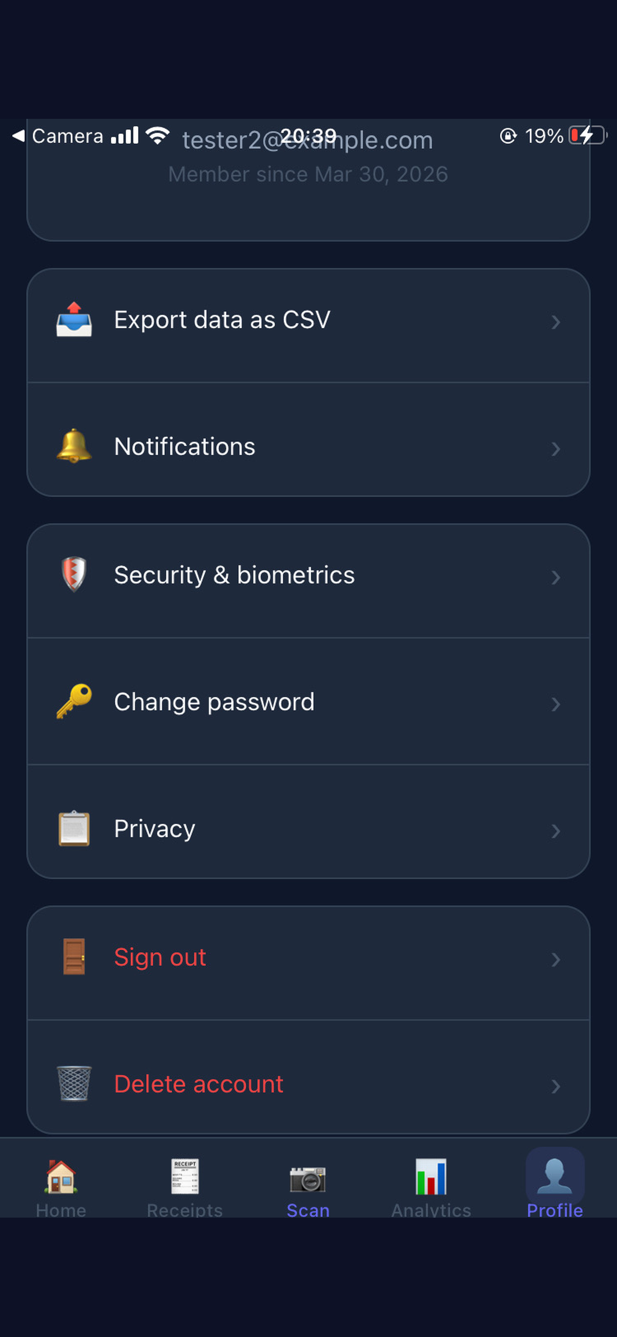Snapslip -Receipt Scanner & AI