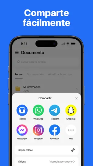 Captura de pantalla de TeraBox: 1TB En La Nube E IA en iPhone 2