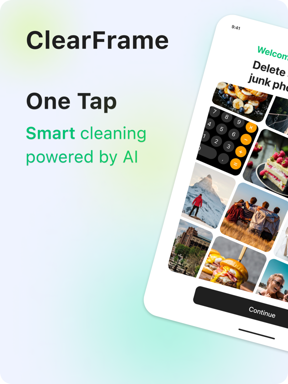 ClearFrame: Photo Cleaner iPad screenshot 2 - Utilities app
