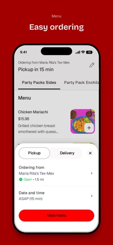 Maria Rita's Tex-Mex iPhone screenshot