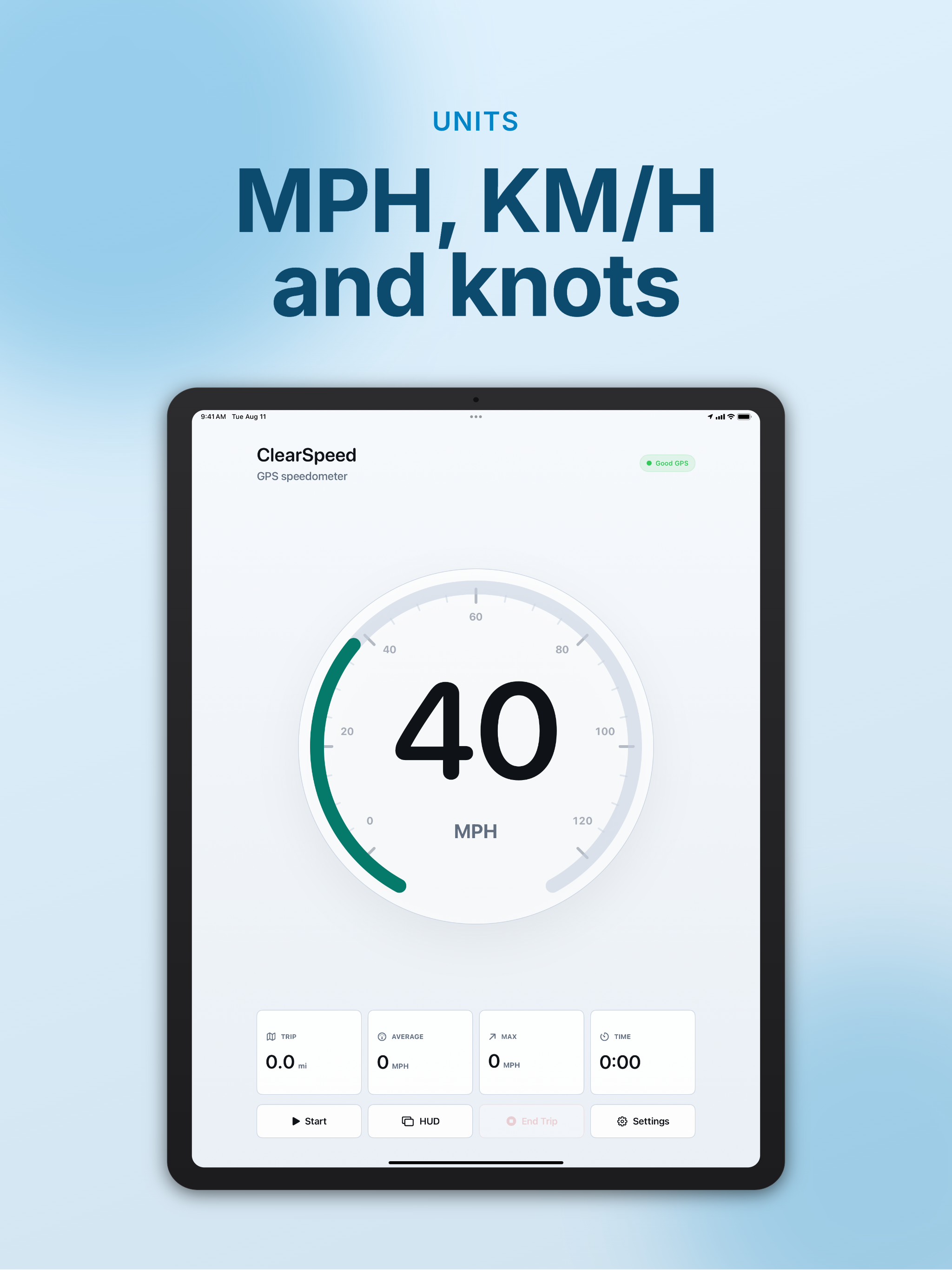ClearSpeed GPS Speedometer screenshot 10