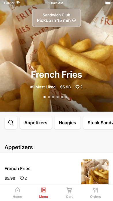 Sandwich Club To Go iPhone screenshot 2 - Food & Drink app