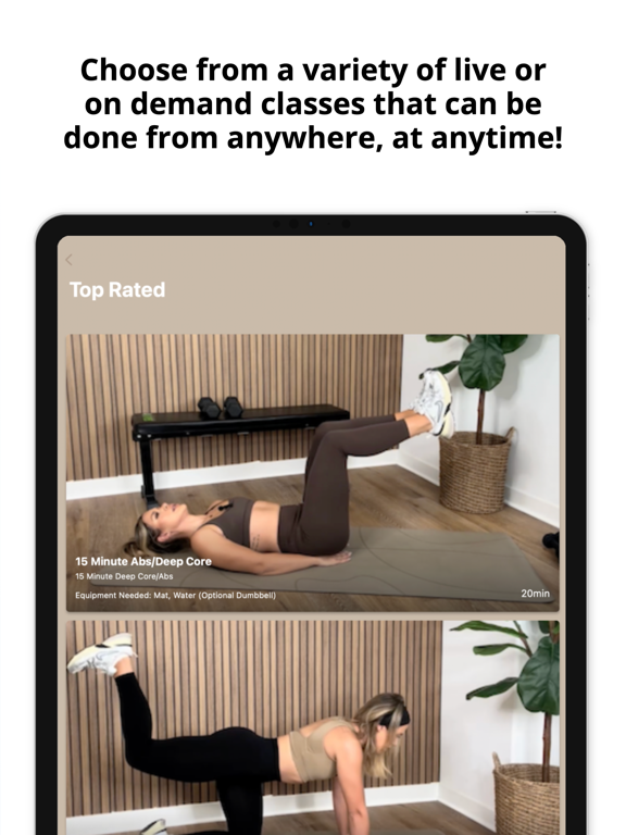 Paulina Fitness Studio iPad screenshot 6 - Health & Fitness app