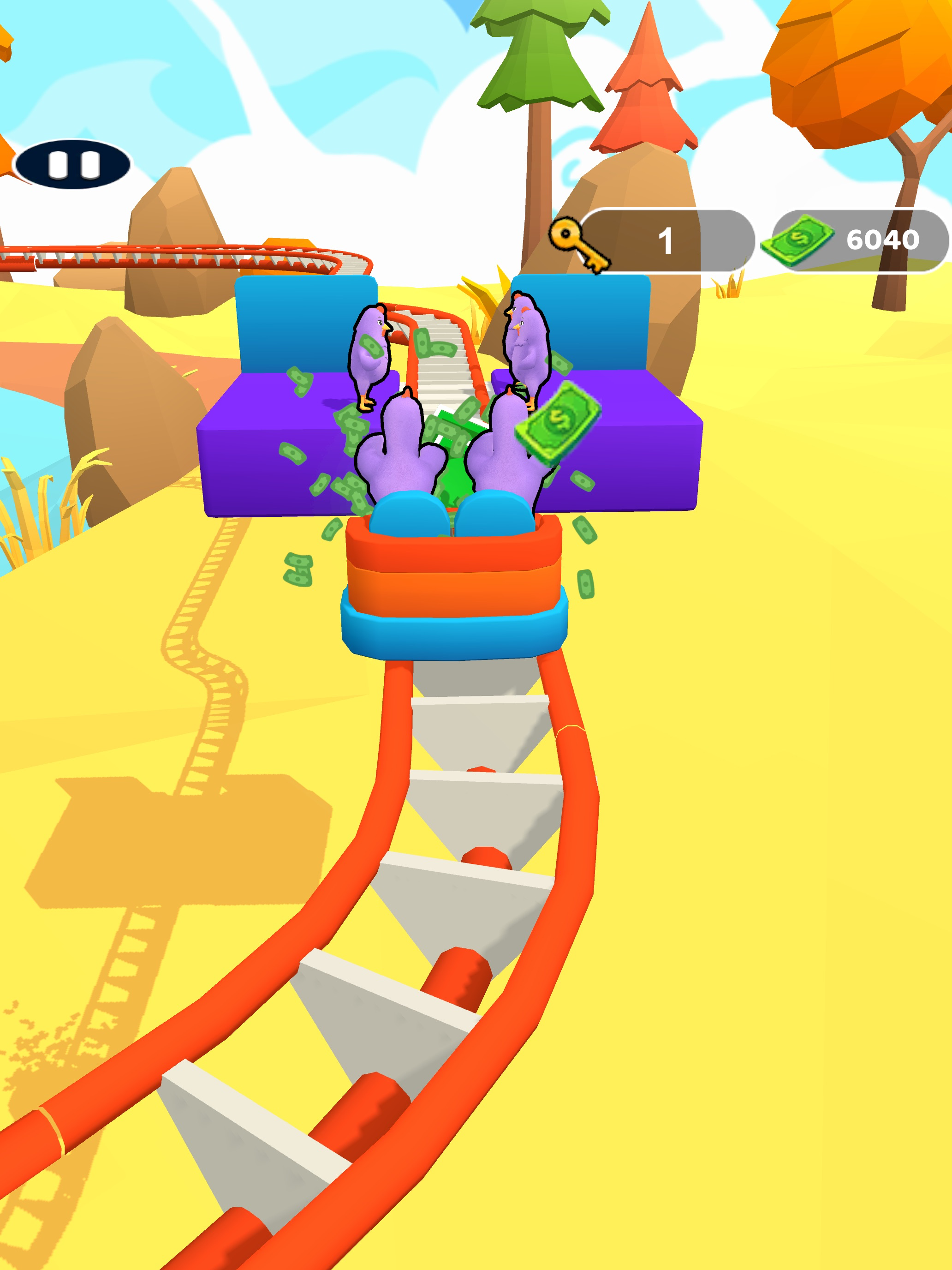 Cute Chicks Roller Coaster screenshot 9