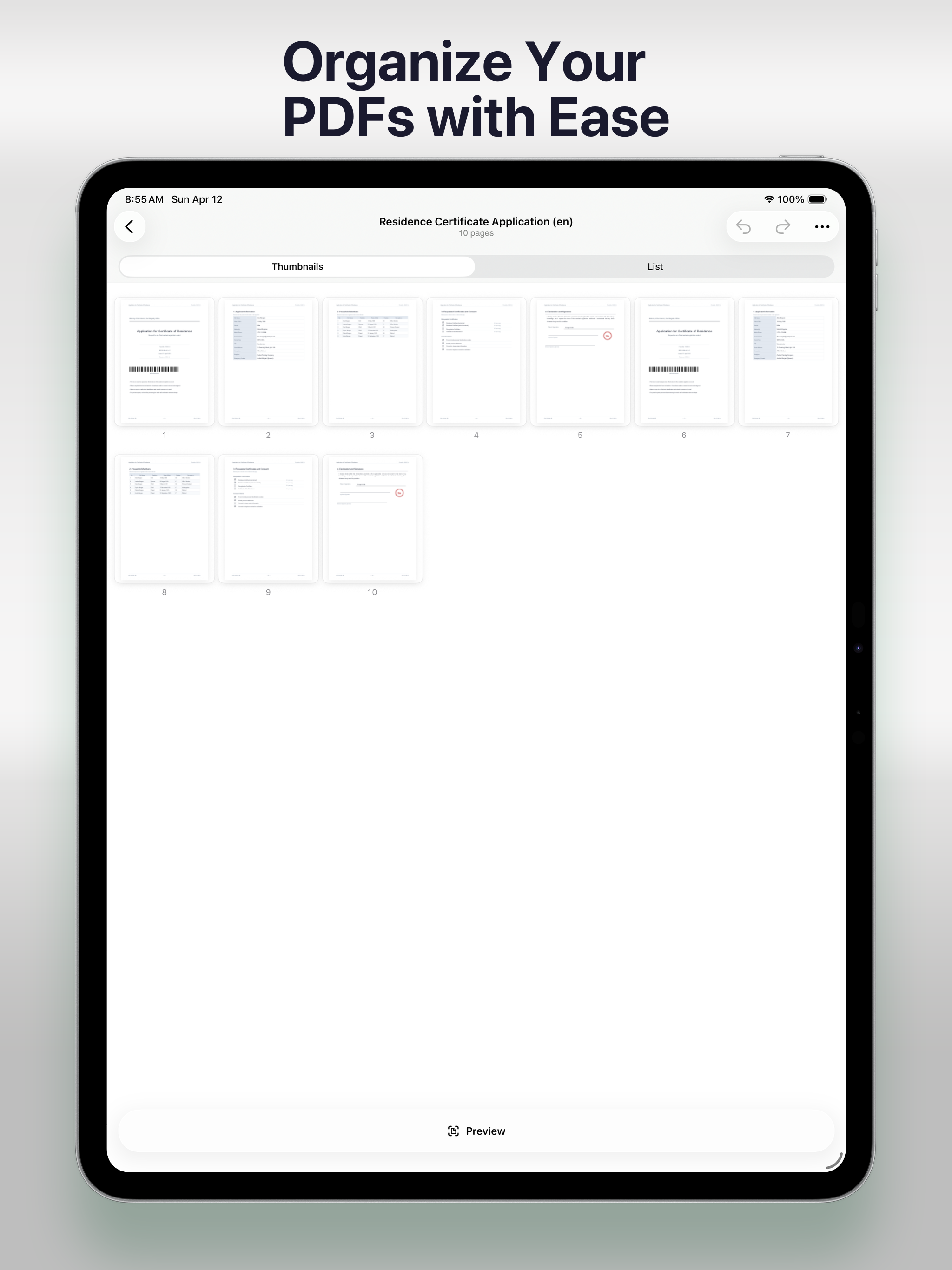 PDFPager - Reorder Combine PDF screenshot 7