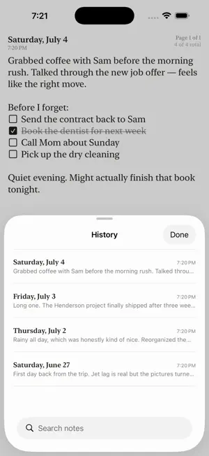 Tearpad screenshot 2