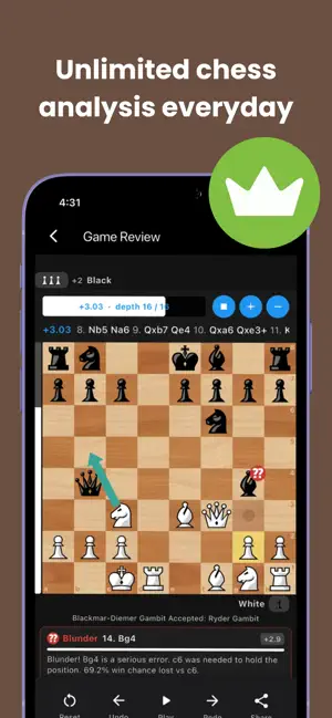 ChessLab: Openings & Puzzles screenshot 2