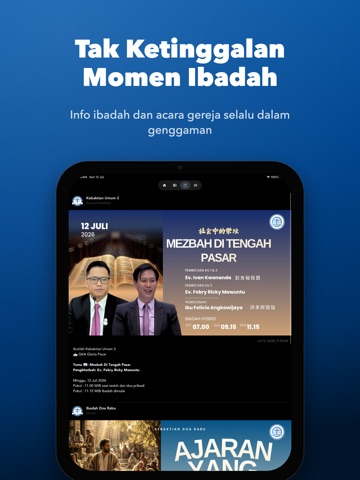 Gloria iPad screenshot