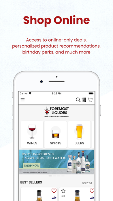 Foremost Liquors Lincoln Screenshot