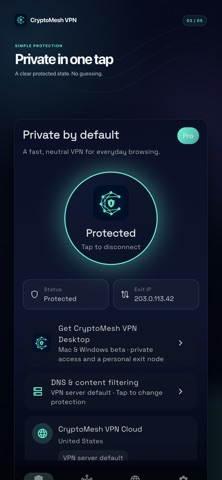 CryptoMesh VPN Screenshot 5 of 5