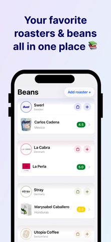 The Baristapp screenshot