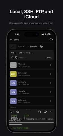 DevBox: Code & Run iPhone screenshot 4