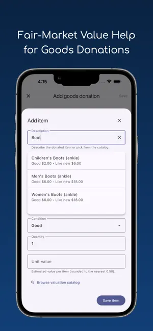 Donations Tracker screenshot 4