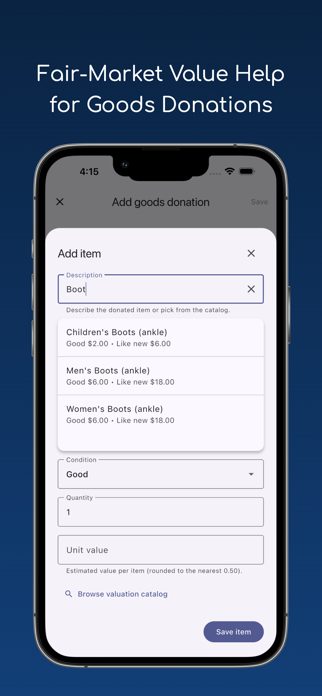 Donations Tracker Screenshot 4 of 8