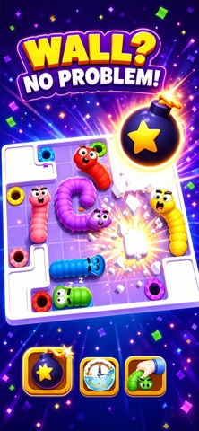 Worms Jam-Puzzle Solving Games Screenshot 1 of 5