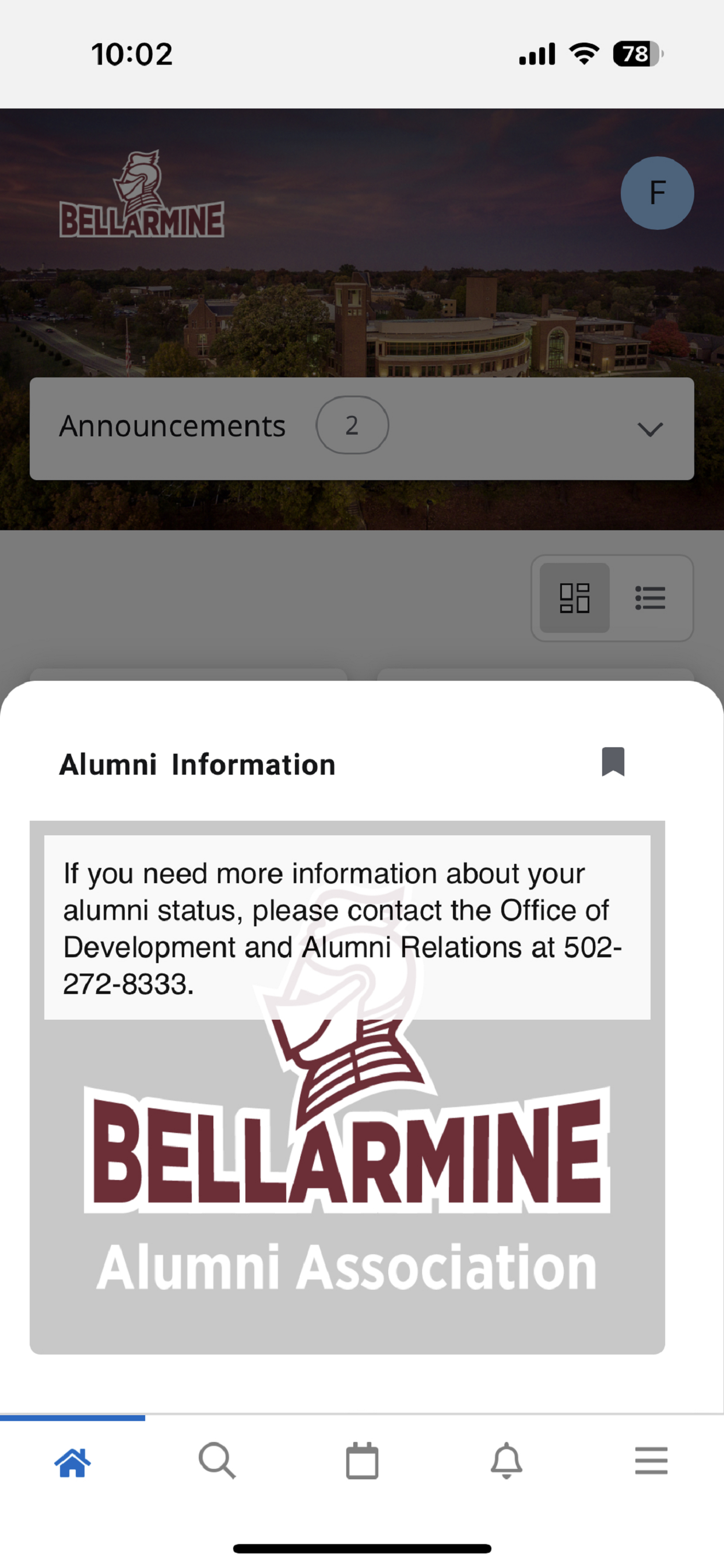 Bellarmine Experience