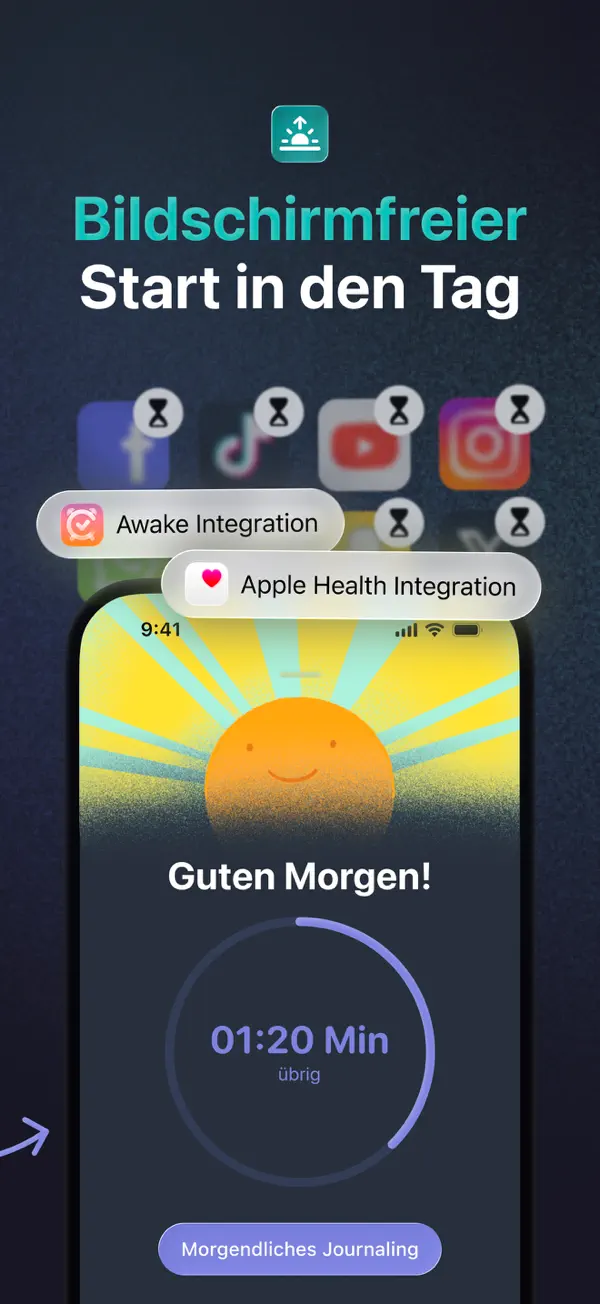 one sec | App Zeitlimit Sperre Screenshot 7
