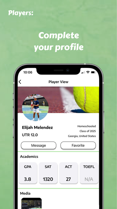 Prospect Tennis Screenshot