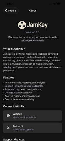 JamKey: Key & BPM Finder screenshot