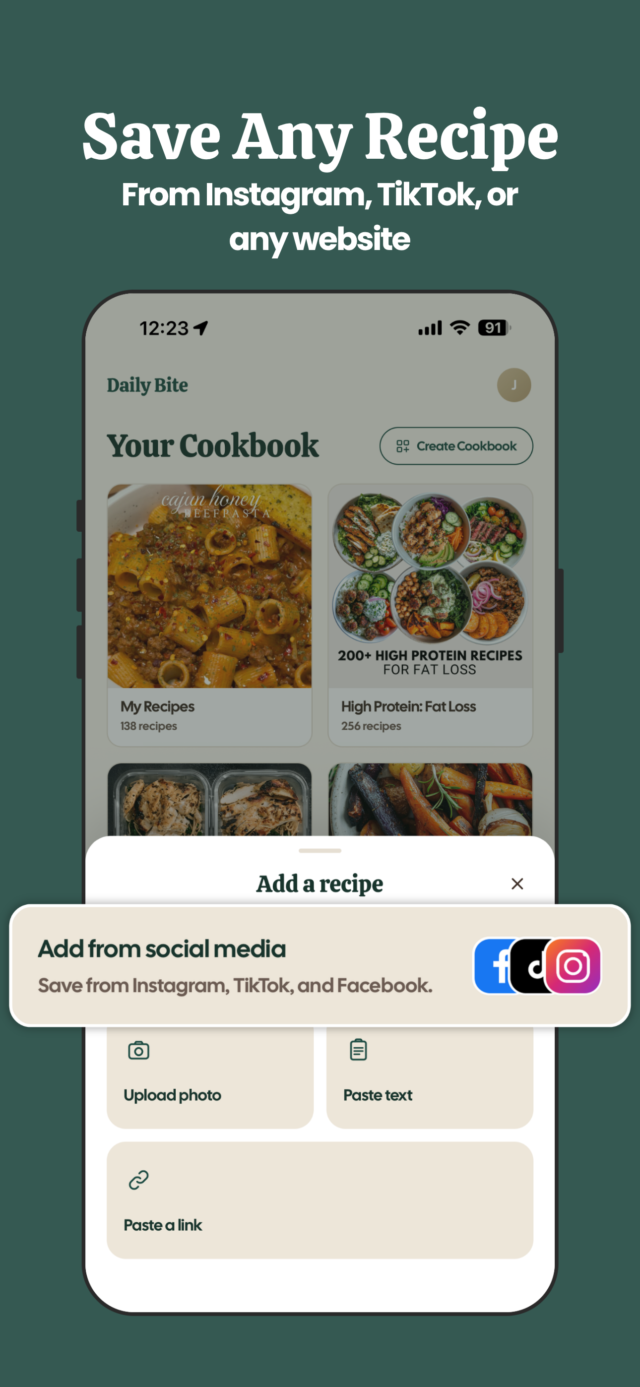Daily Bite: Save Recipes