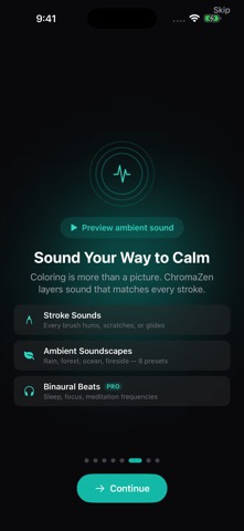 ASMR Coloring Book: ChromaZen iPhone screenshot