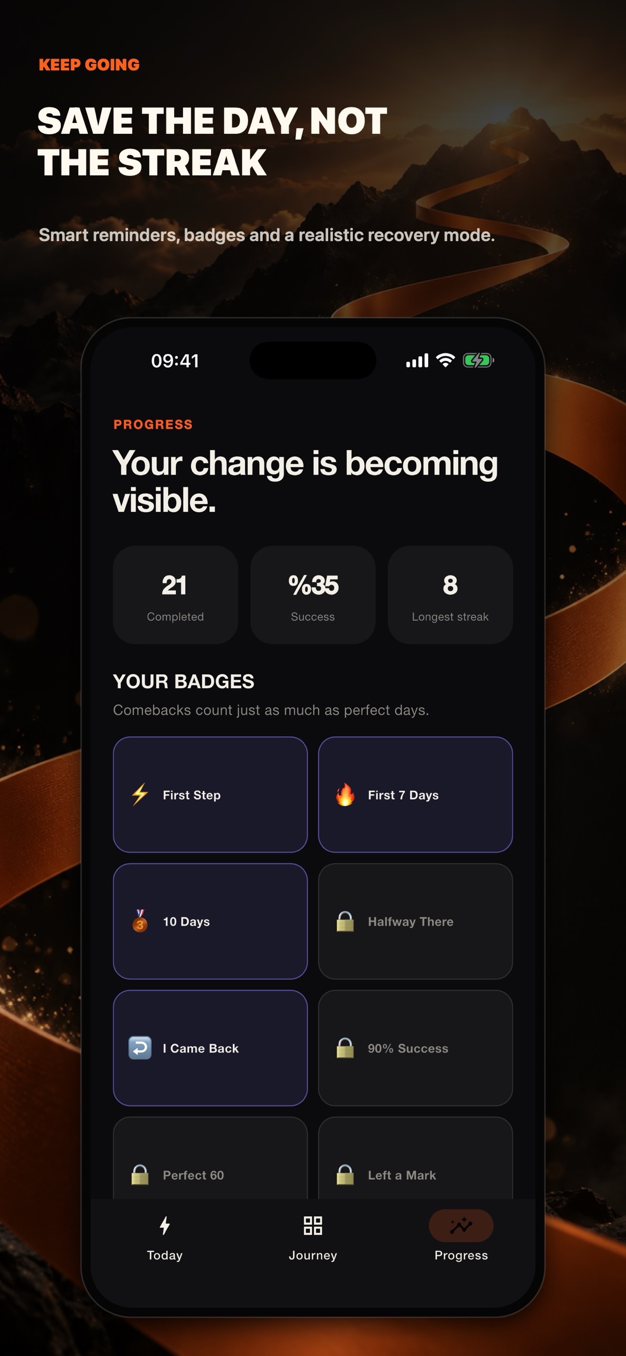 Screenshot 4 of 60 Days: Goal & Habit Tracker
