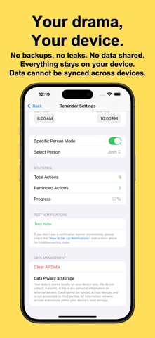 POS Reminders screenshot