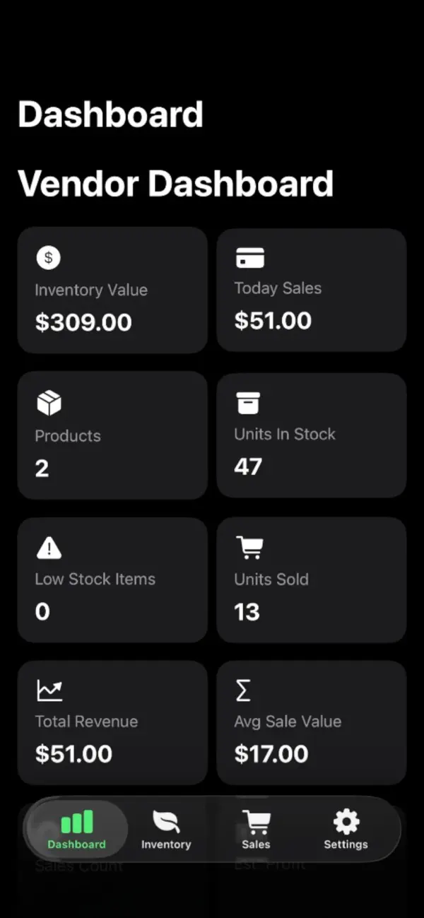 Screenshot #1 pour Farmers Market Vendor