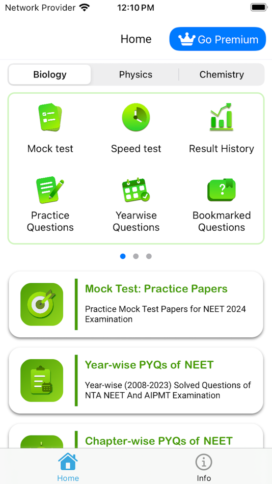 #1. NEETPrep: Papers & Mock Tests (iOS) di: Piyush Korat