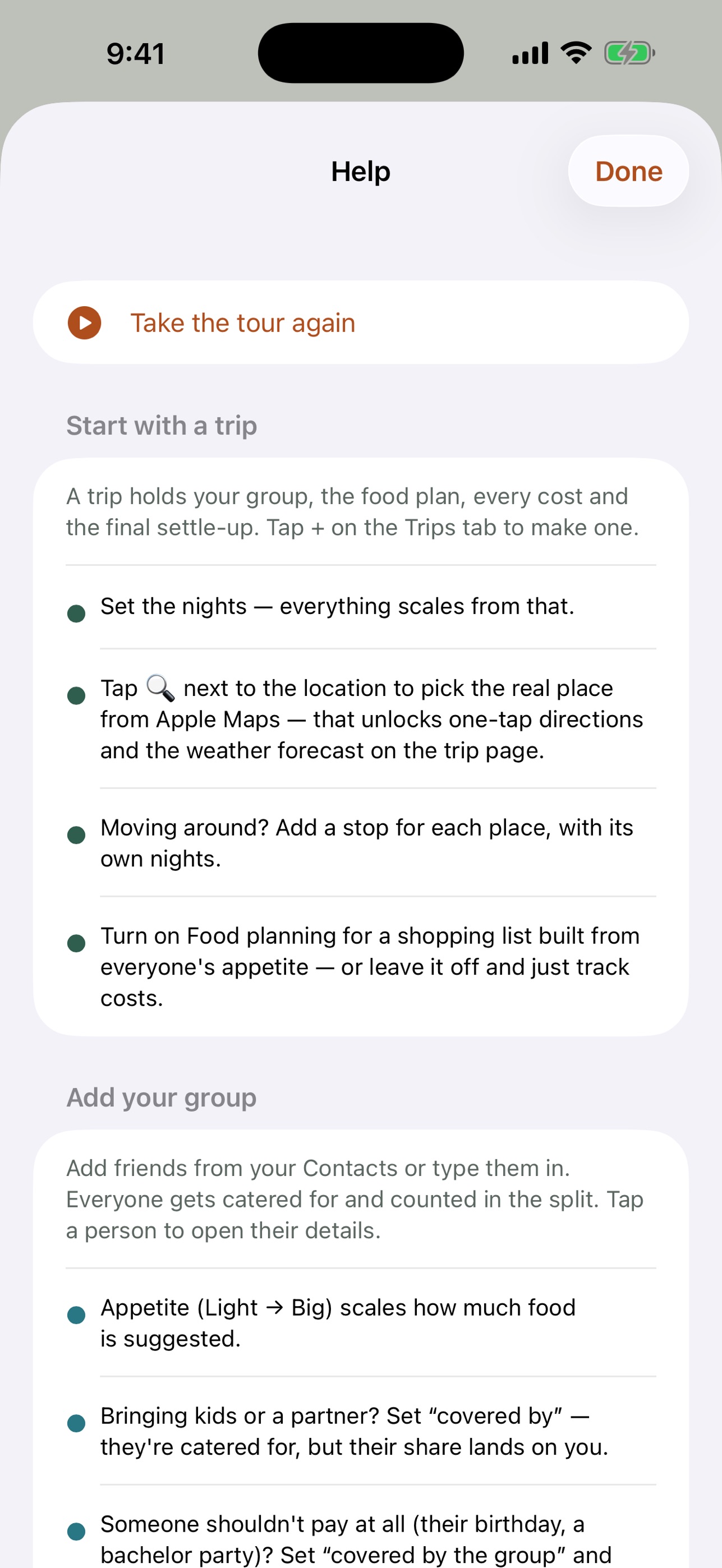 Screenshot 2 of Muster Up: Group Trip Split