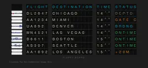 Flappy Board: Split Flap Board screenshot 1