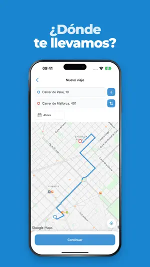 TaxiBlau: request & book taxis screenshot 3