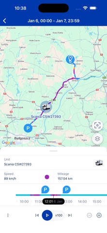 Fleet-Pro Monitoring GPS screenshot
