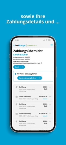 Drei Energie iPhone screenshot