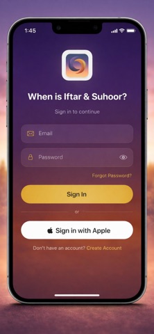 When is Iftar & Suhoor? Screenshot 1 of 4
