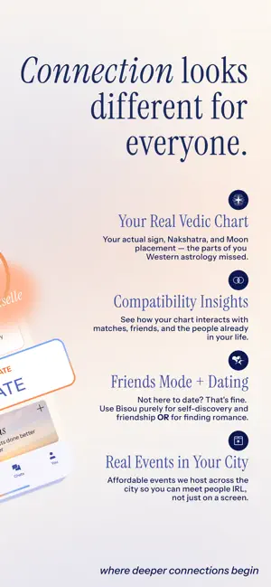 Bisou: Astrology + Connection iPhone screenshot 2