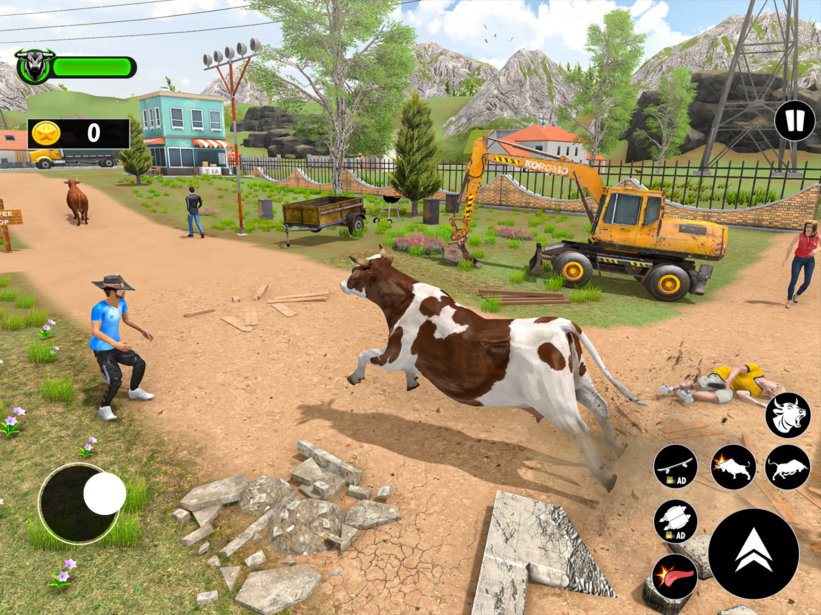 Wild Cow: City Chaos Simulator