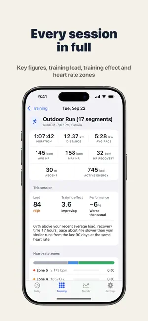 Somvia: Training Load & MCP screenshot 3