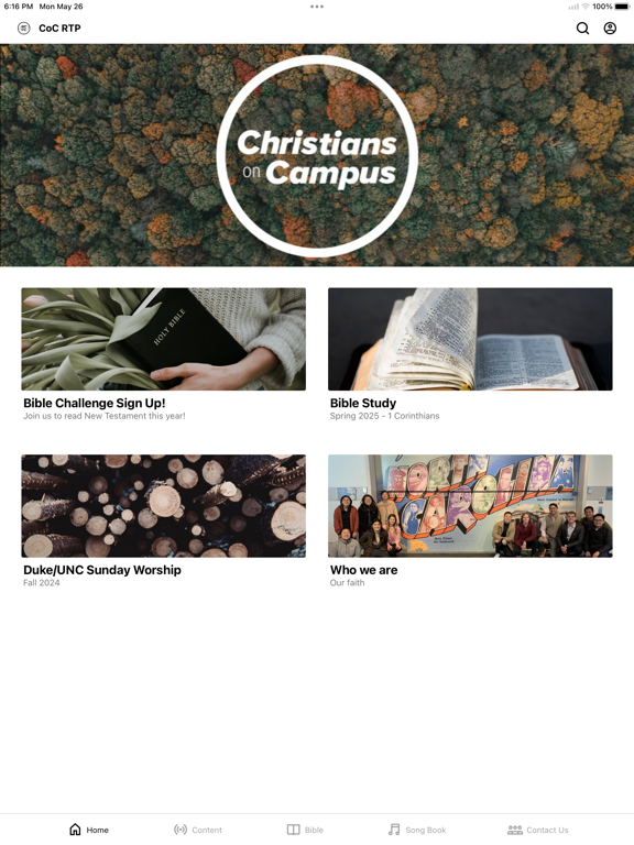 Screenshot #4 pour Christians on Campus NC