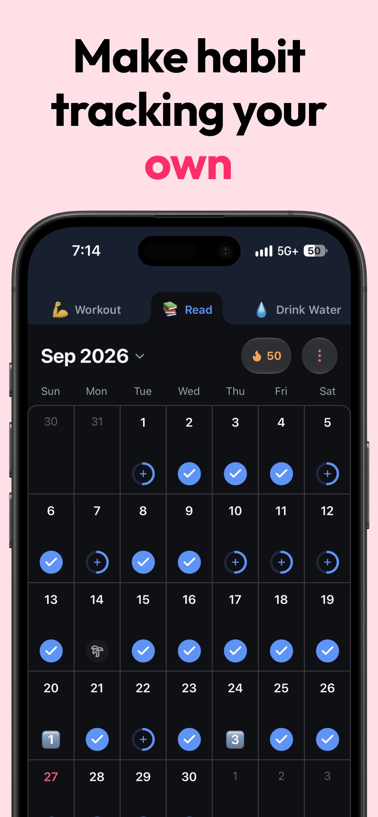 Screenshot 7 of Habit Tracker - HabitCal