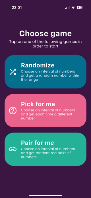 Tyche | Randomize & Pairing Screenshot 1 of 8