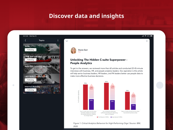 RedThread Research iPad screenshot 2 - Business app