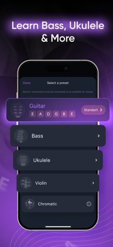 Tuner & Learn To Play Guitar screenshot